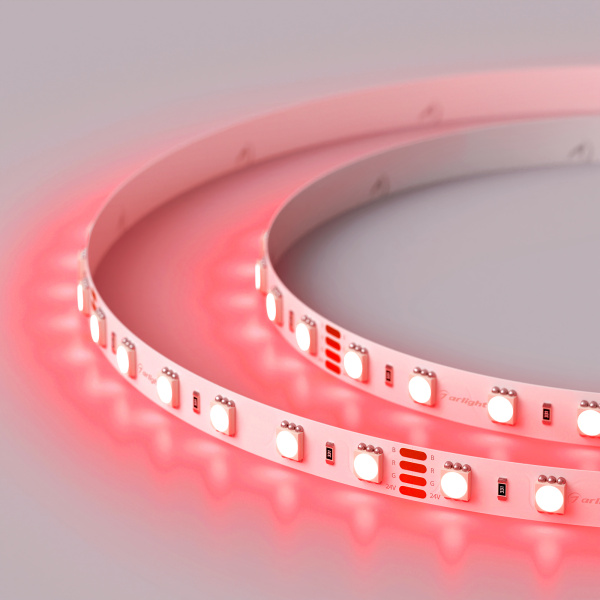 Купить Arlight Светодиодная лента RT 2-5000 24V RGB 2x (5060, 300 LED, LUX) (14.4 Вт/м, IP20) 010367(B)