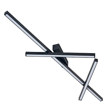 Odeon Light 4367/50CL HIGHTECH ODL23 145 черный/металл/акрил Потолочный св-к IP20 LED 70W 3500Лм 3000K TAO