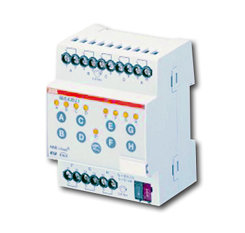 ABB KNX BE/S 8.20.2.1 Бинарный вход 8-ми канальный сканирующий контакт 2CDG110092R0011