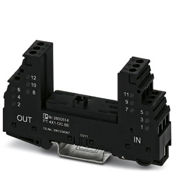 Phoenix Contact PT 4X1-OC-BE Базовый элемент для защиты от перенапряжений 2800614