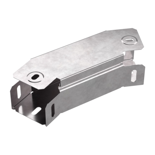 Промрукав Угол горизонтальный 45 градусов с крышкой Стандарт 50х50 PR16.0571