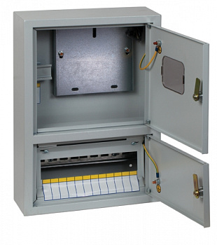 EKF PROxima Щит учетно-распред. навесной ЩУРн-1/14 (Э) два отсека (БУР) (450х310х120) IP31