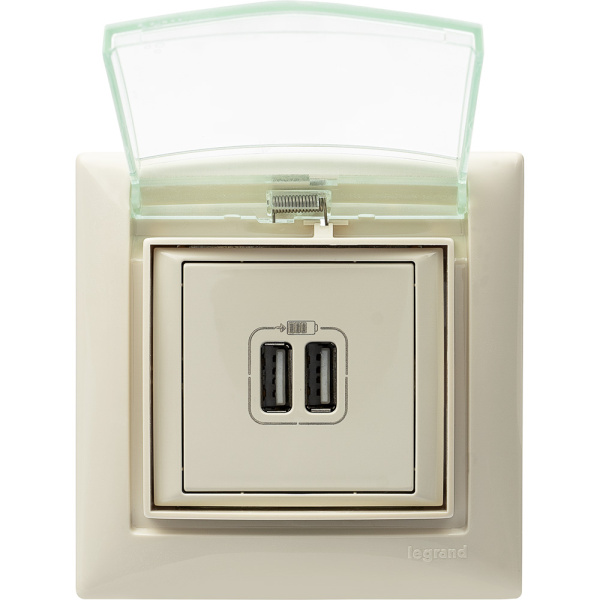 Купить Legrand Valena Крем Рамка 1-ая с крышкой IP44 774350