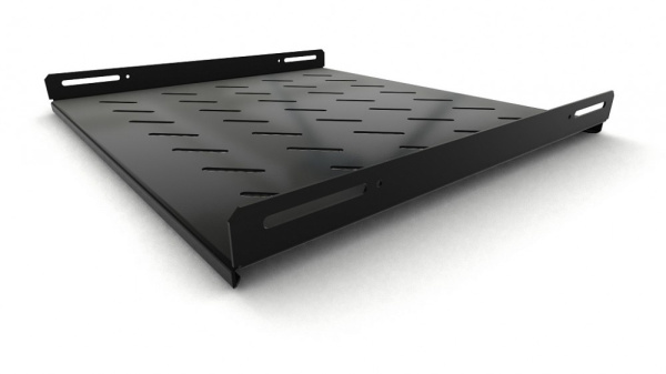 Hyperline TSH3L-450-RAL9004 Полка стационарная, глубина 450 мм, с боковым креплением, нагрузка до 20 кг, для шкафов серии TTB, TTBR, TTC2, TWB, TWM, T 397121