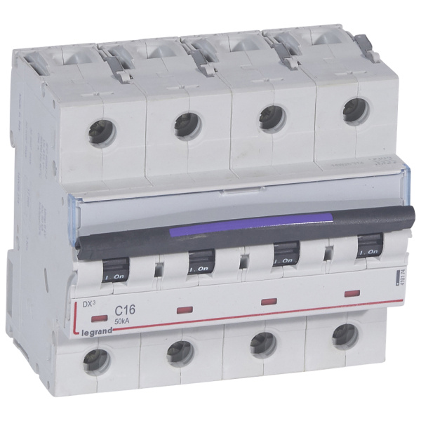 Legrand DX3 Автоматический выключатель 50кА 16А 4P C 410174
