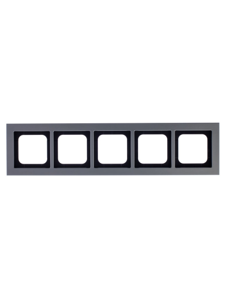 Купить ABB Axcent металл/платина Рамка 5-постовая 2CKA001754A4692