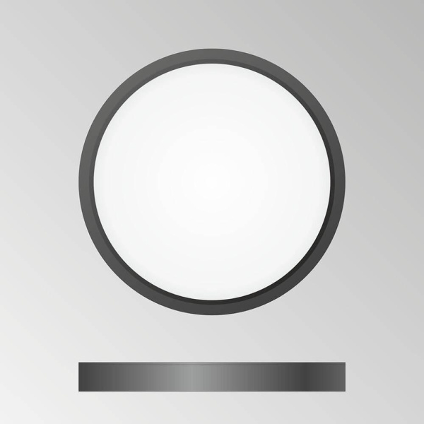 Купить Citilux CL738181V Бейсик Черный Светильник накладной LED 18W*Мульти