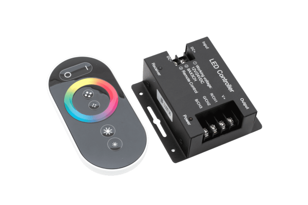 SWG Led controller touch DELUCE 24А, 12/24 Вольт, RF-RGB-S-24A