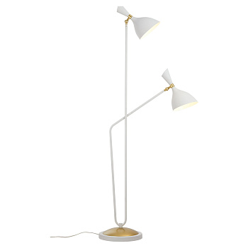 Lussole LSP-0625 LGO Торшер без ламп белый / бронзовый