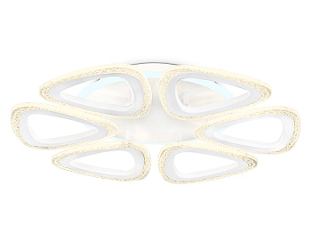 Ambrella Светильник потолочный светодиодный с пультом FA4518/6 WH белый 80W 4200K/3000K+6400K/6400K+3000K D450*80 (ПДУ ИК)