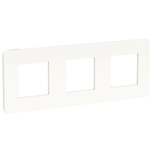 SE Unica Studio Белая/Белая Рамка 3-ная NU280618