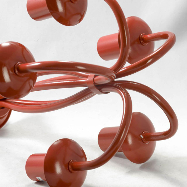 Купить Lussole LGO Металл Красный /  Без плафона Люстра E14 60W LSP-9915