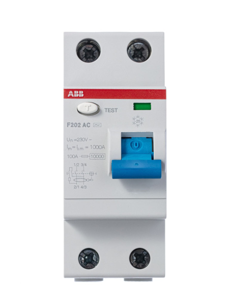 ABB F202AC УЗО 2Р 80А 100mA (AC) 2CSF202001R2800 Купить ABB F202AC УЗО 2Р 80А 100mA (AC) 2CSF202001R2800