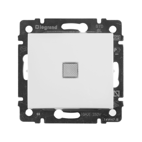 Купить Legrand Valena Бел Переключатель 1-клавишный с подсветкой 774426