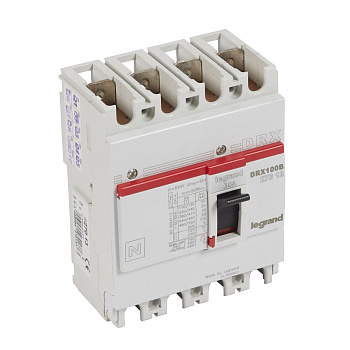 Legrand DRX125 термомагнитный 30A 4П 10KA 027013