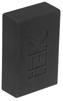 IEK ELECOR Заглушка КМЗ 15х10 черный (4шт/компл)
