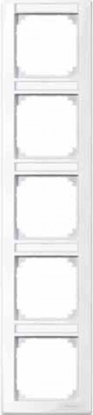 Купить SE Merten SM Полярно-Бел Рамка 5-ая с полем для надписи вертикальная (MTN470519)