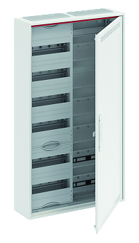 ABB Шкаф 72М навесной с медиапанелями IP30, 950x550x160 между DIN-рейками 125 мм и самозажимными клеммами N/PE и дверью с вент. отверстиями CA26VML 2CPX052213R9999