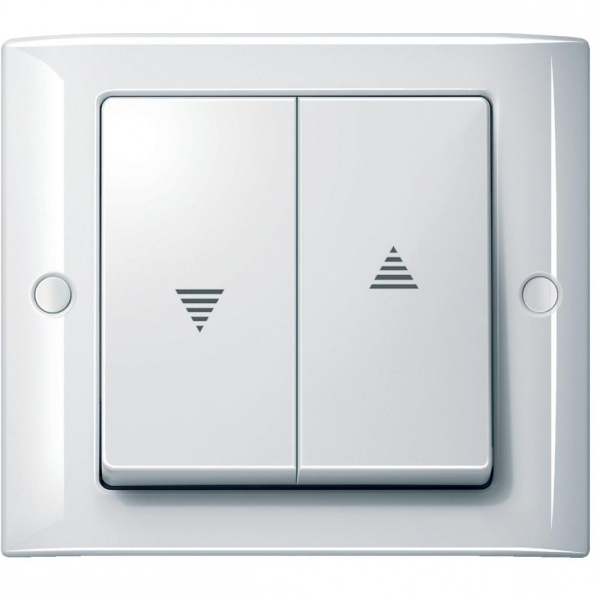 Купить SE Merten Aquadesign Полярно-Бел Клавиша для выключателей рольставней (MTN343419)
