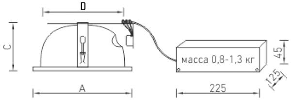 Купить СТ DLG 118 HF светильник