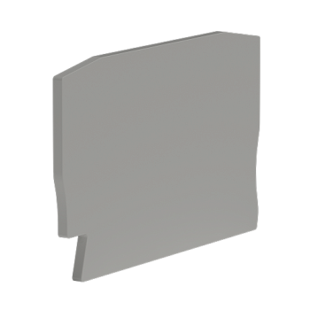 DKC Крышка для клеммы 2 точки подключения на 2,5 кв.мм ZEFC201GR