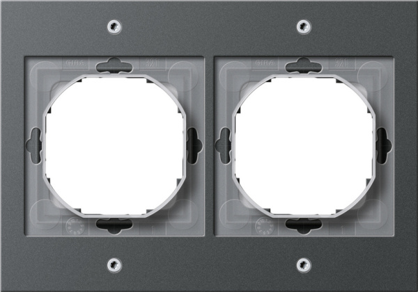 Купить Gira TX-44 Антрацит Рамка 2-ая 021267