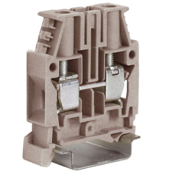 DKC CBC.10GR(Ex), проходной зажим серый 10 кв.мм