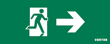 Varton пиктограмма "ФИГУРА / СТРЕЛКА ВПРАВО" для аварийно-эвакуационного светильника ip20 V1-R0-70354-21A01-2014