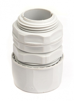 DKC Переходник армированная труба-коробка, IP65, 1/4, д.10мм