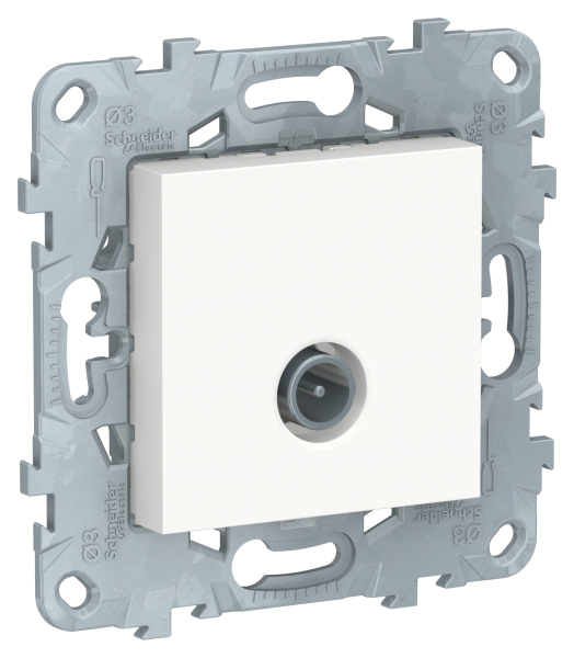 Купить SE Unica New Бел Розетка TV, оконечная NU546418