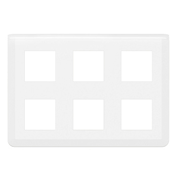 Legrand Mosaiс Рамка - Программа Mosaic - 2x3x2 модуля - белая 078832L