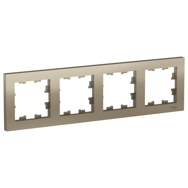 Systeme Electric AtlasDesign Шампань Рамка 4-ая, универсальная