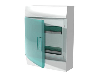 ABB Mistral41 Бокс настенный 24М  зеленая дверь (без клемм) 1SPE007717F0520