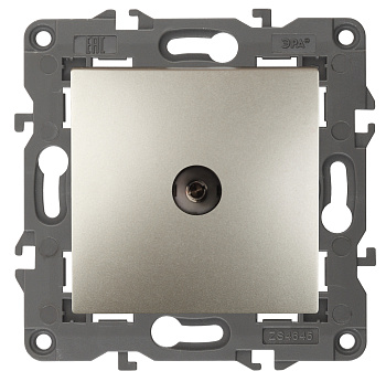 ЭРА 14-3101-04 Elegance Шампань Розетка TV одиночная