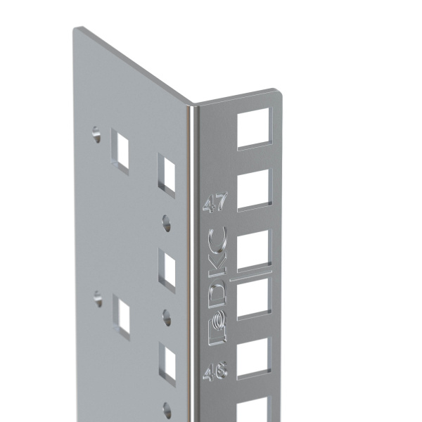 Купить DKC Вертикальные монтажные профили 47U, "L" для напольных 19" IT-корпусов ДКС серии CQE, 2шт