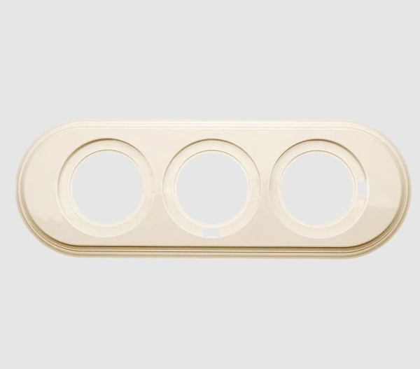 BIRONI Лизетта Пластик Песочное золото Рамка 3-ая BF1-630-24