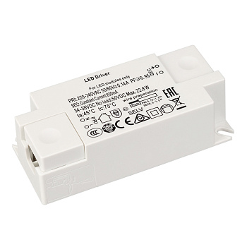 Arlight Блок питания ARJ-KE38600 (23W, 600mA, PFC) ( IP20 Пластик, 3 года) 029336