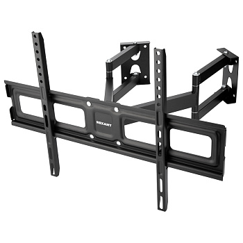 Кронштейн для телевизора 37"-70" дюймов, наклонно-поворотный, два двойных колена раздельно серия HOME Rexant 38-0371