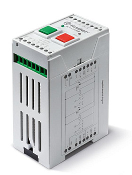 Finder Промышленные бистабильные реле; монтаж на рейку 35мм; кнопки SET, RESET; 4CO 8A; Контакты AgNi; бистабильная катушка 2 обмотки, питание 110-125 RB1491250000