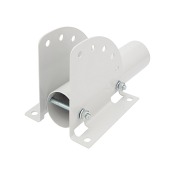 Кронштейн для консольного светильника КР-3.1 накладного монтажа или под бандажную ленту с переменным углом серый (сталь 2 мм, 230х150х150, Ø 51 Rexant 607-400