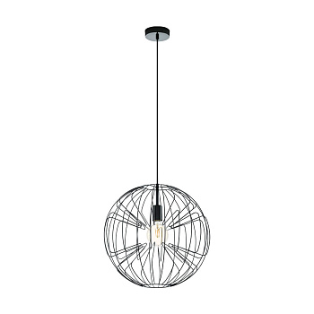 Eglo 98688 Подвес OKINZURI, 1X60W(E27), сталь, никель черный