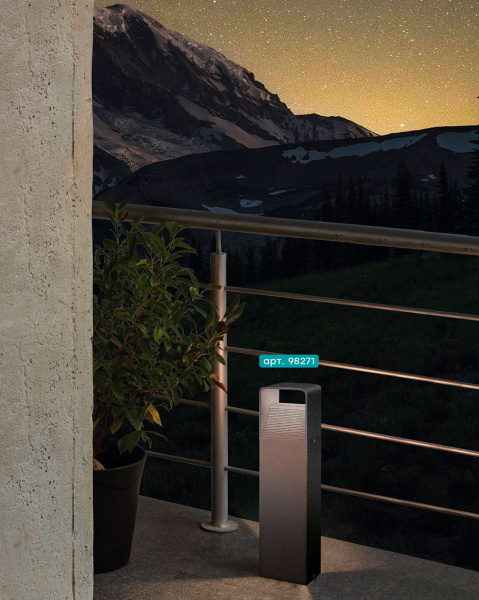 Купить Eglo 98271 Уличный светодиодный светильник напольный DONINNI 1, 6W(LED), 750lm, L135, B75, H400, , алюминий