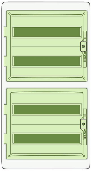 Купить SE Kaedra Бокс 4 рядa 72 модуля IP65 13987