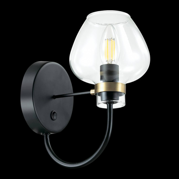 Lumion 3708/1W LN18 137 чёрный Бра E14 40W 220V ILONA Купить Lumion 3708/1W LN18 137 чёрный Бра E14 40W 220V ILONA