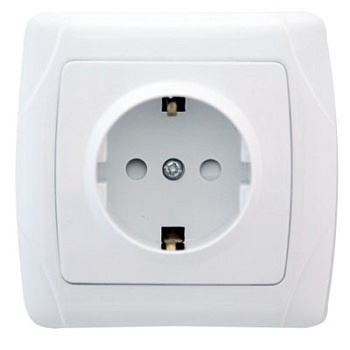 UNIVersal "Маргарита" Розетка Бел с/з М0028