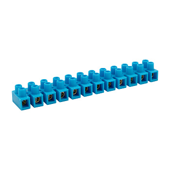 Клеммная винтовая колодка KВ-10 4-10, ток 10 A, полиэтилен синий (10 шт./уп.) Rexant 07-5010-4