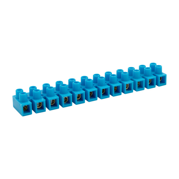 Клеммная винтовая колодка KВ-10 4-10, ток 10 A, полиэтилен синий (10 шт./уп.) Rexant 07-5010-4