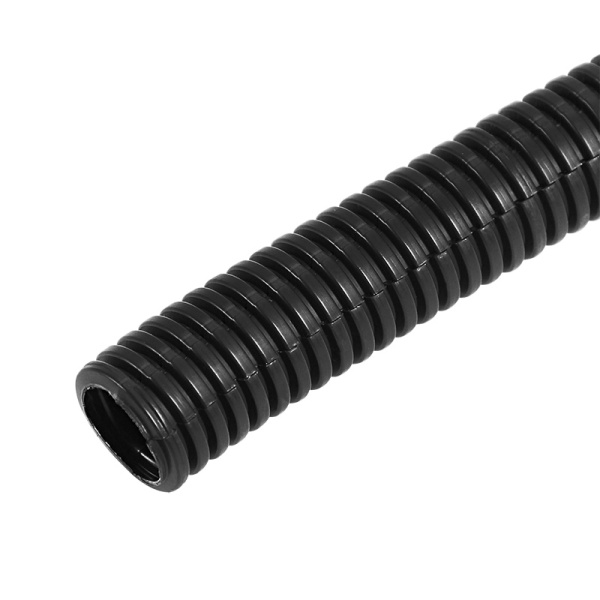 Трубa автомобильная гофрированная ПП Ø 9,8 мм, разрезная (бухта 50 м/уп.) Rexant 16-1056