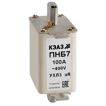 КЭАЗ Предохранитель ПНБ7-400/100-20-50А-УХЛ3