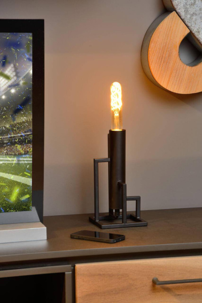 Купить Lucide ZILDA Черный Настольная лампа 08526/01/30